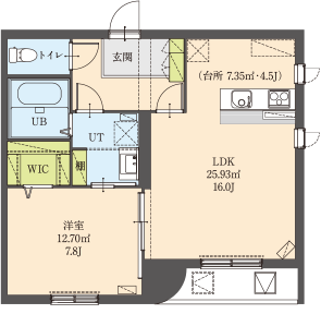 Aタイプの間取り図