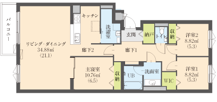 Cの間取り図